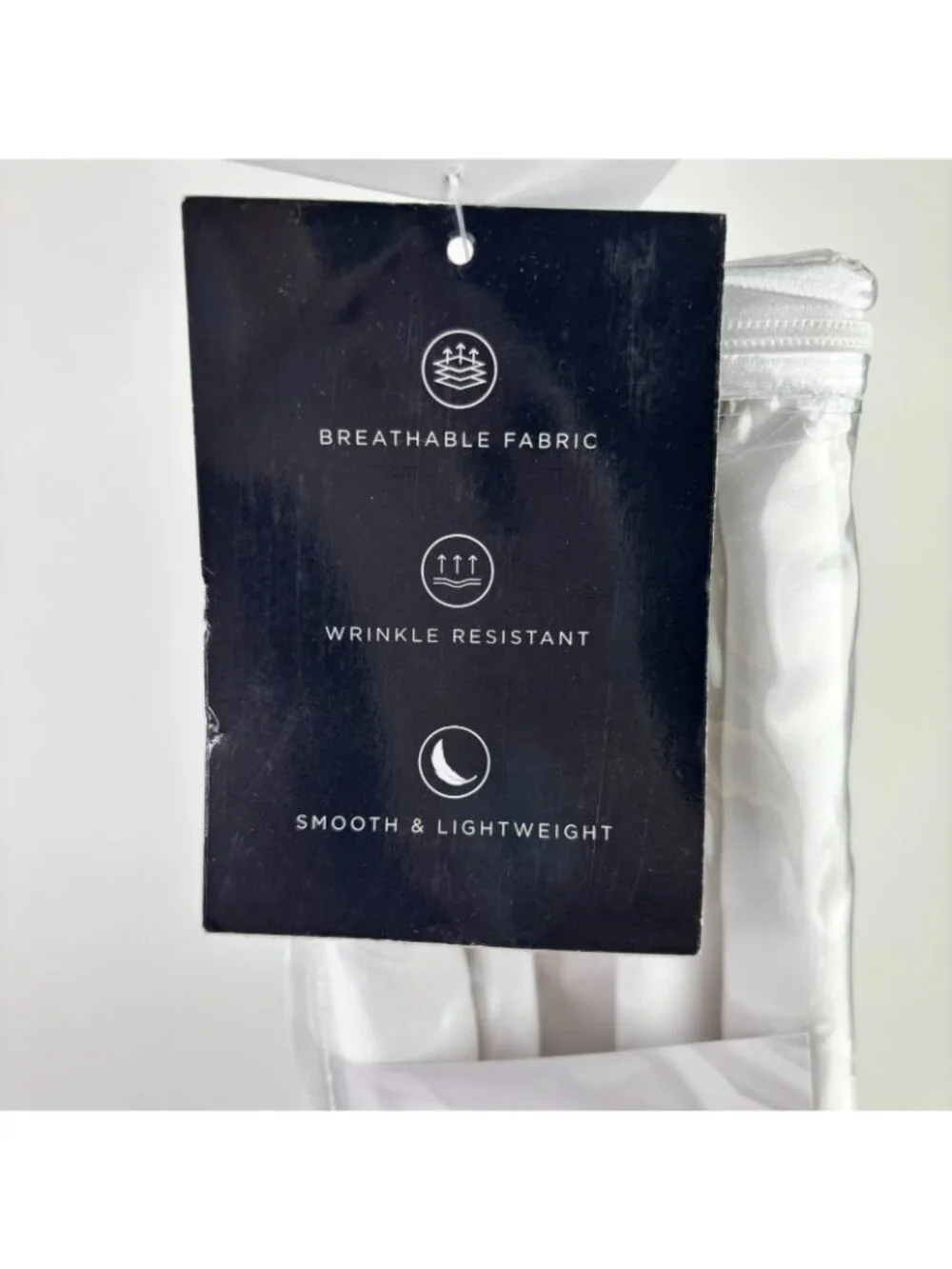 Luxe Touch Collection 4 Piece Queen Sheet Set White Cotton 300 Thread Count NWT